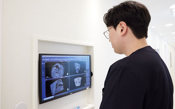 3D-CT 진행하는 사진